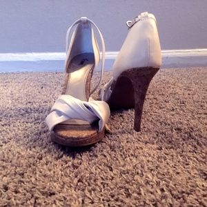 White Fioni Heels